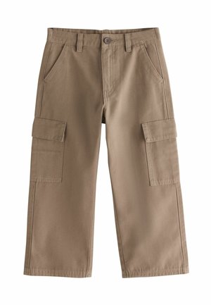 REGULAR FIT - Oldalzsebes nadrágok - tan brown