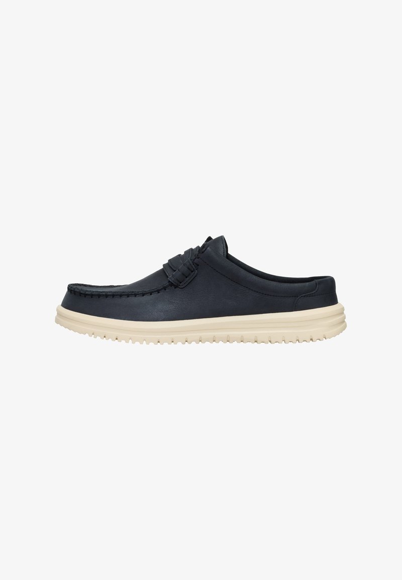 HEYDUDE WALLY NXT MULE LEATHER - SLIP-ONS - Mocassini - white