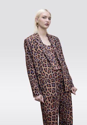 Abrigo corto - leopard