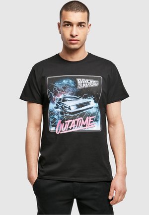 BACK TO THE FUTURE OUTATIME TEE - Print T-shirt - black