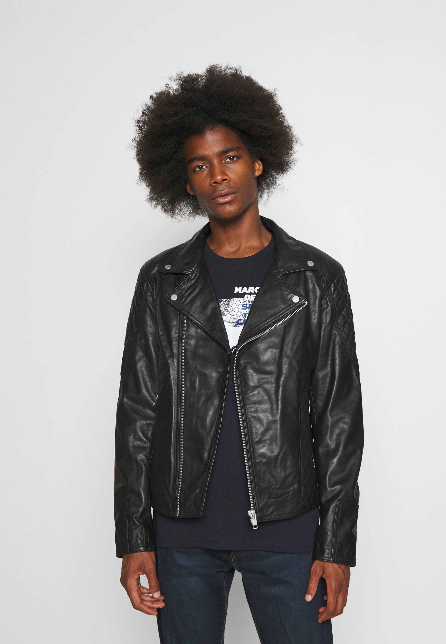 Herren PERF MAN QUILT - Lederjacke Herren PERF MAN QUILT - Lederjacke