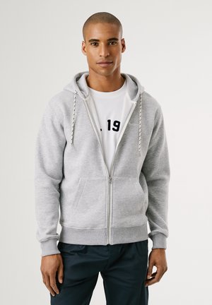 Pepe Jeans MACBETH - Felpa con zip - marl grey