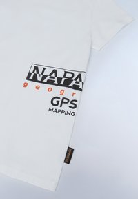 Napapijri EIGER  - Camiseta estampada - bright white
