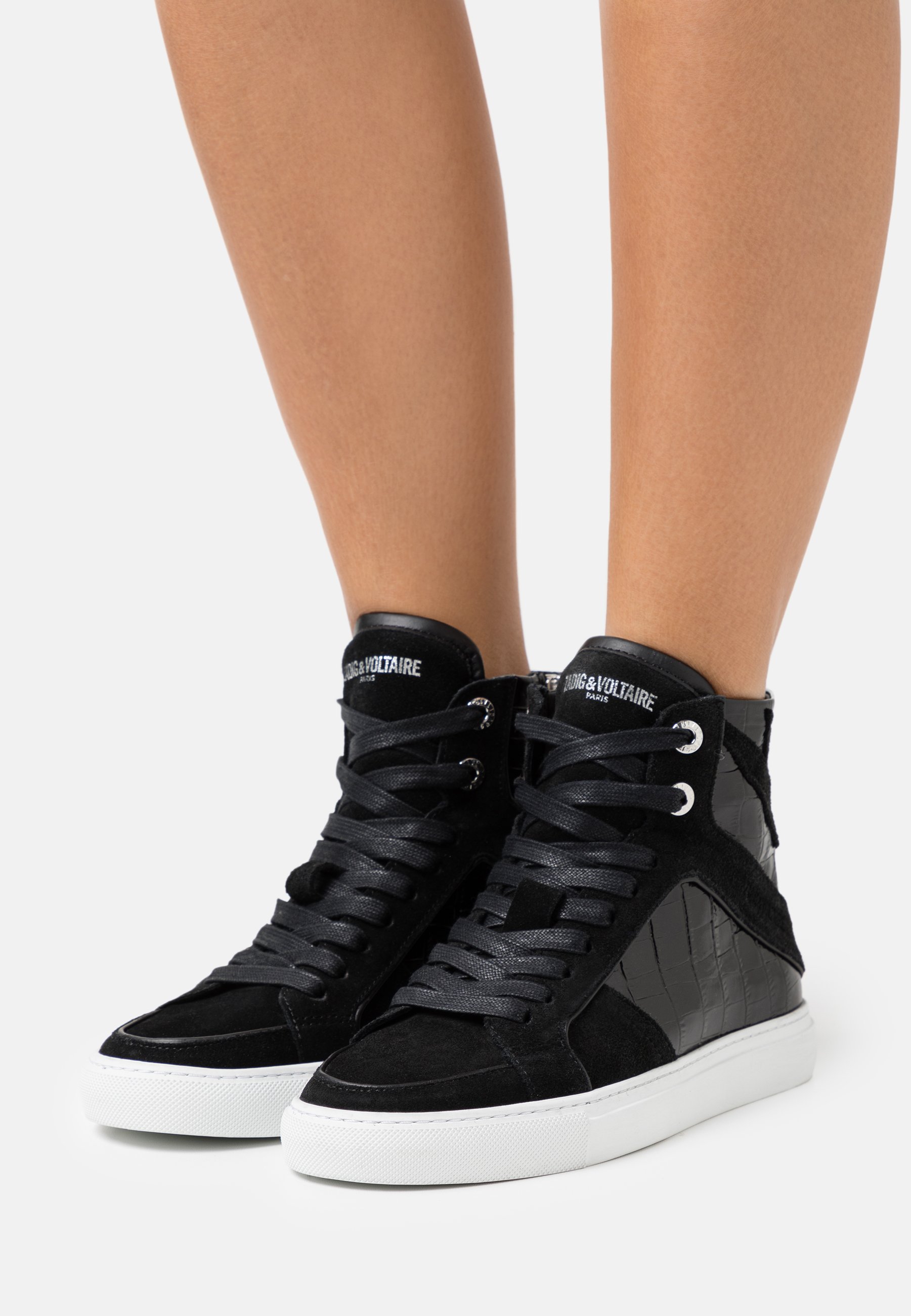 Zadig \u0026 Voltaire Baskets montantes - noir - ZALANDO.FR