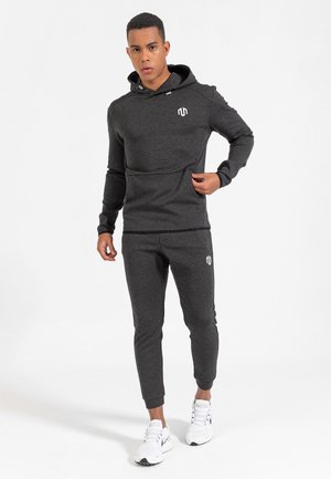 NKMR SAKURA TRAVEL PANTS - Tracksuit bottoms - antrazit melange