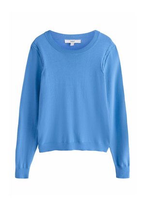 Next, TALL FIT - SOFT TOUCH LONG SLEEVE CREW NECK JUMPER . - Svetrík - blue