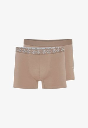 ESOTIQ, AURA 2 PACK - Krátke boxerky - beige