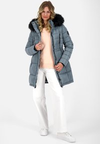 alife & kickin NICOLAAK A PUFFER - Wintermantel - basalt