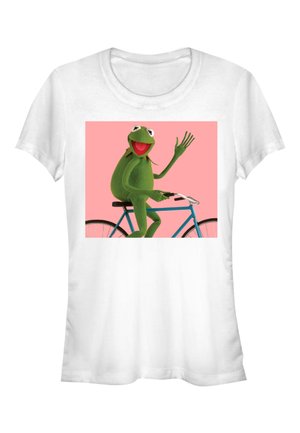 MUPPETS BIKING KERMIT - T-shirt con stampa - white