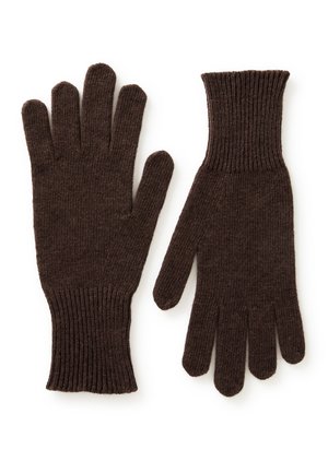 PLAIN WITH CUFF - Gants - brown