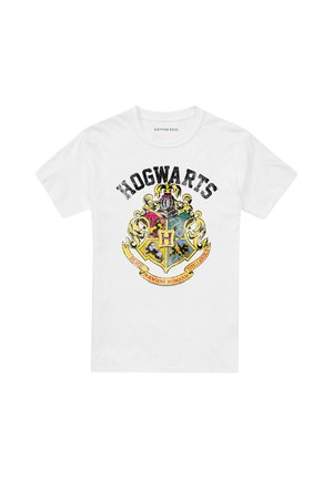 Cotton Soul, HARRY POTTER HOGWARTS CREST - Print T-shirt - white