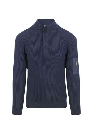 Suitable MOU HALF ZIP - Trui - navy