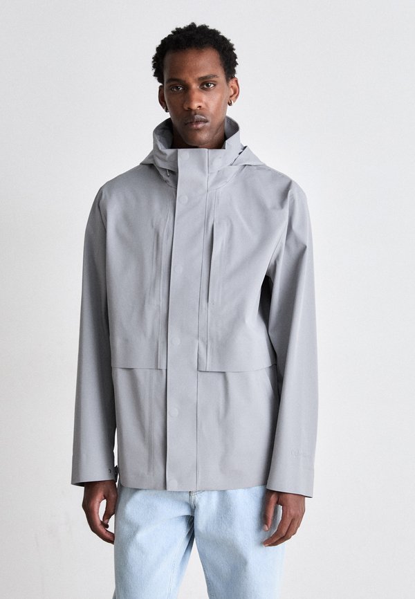 DUFFLE COAT - Waterproof jacket - chiseled stone