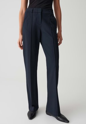LONG RELAXED FIT - Pantaloni - coal blue