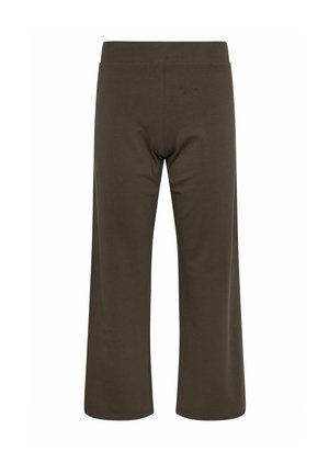 Pixie Girl, PETITE WIDE LEG TROUSERS - Trousers - chocolate