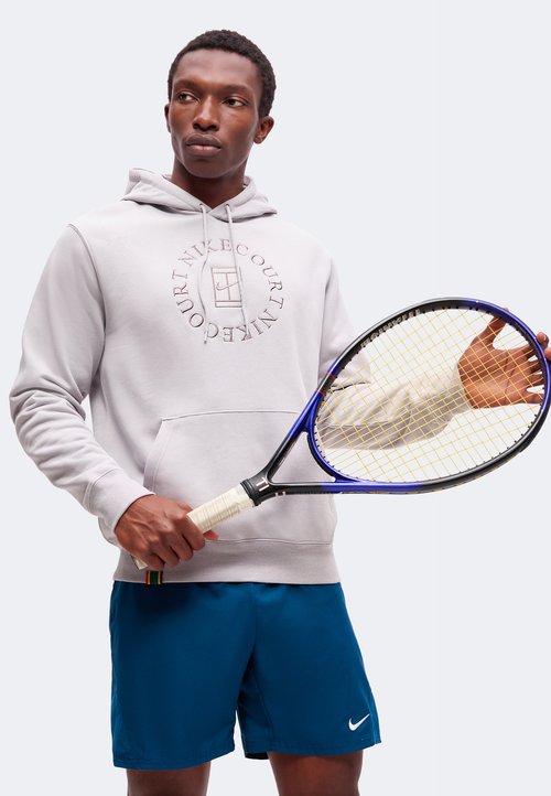 Nike Hoodie - silver-coloured lilac/taupe grey — photo 4