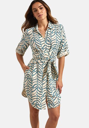 Robe chemise - bleu