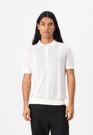 Guess ELIJAH POLO - Polo shirt - dove white