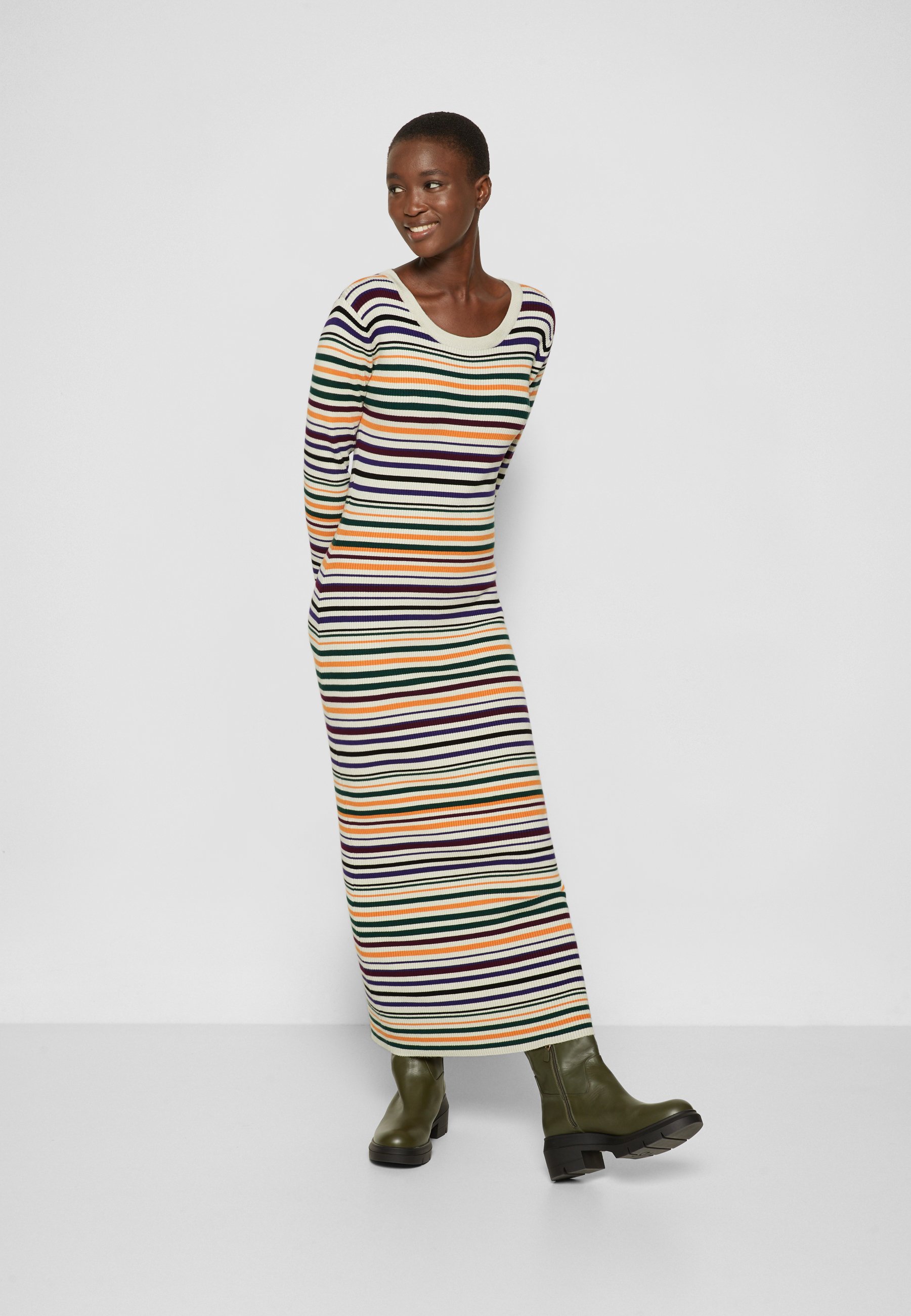 MUNTHE CALLEN - Abito in maglia - ivory/avorio - Zalando.it