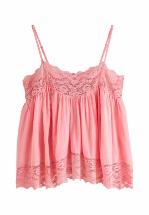 Next, REGULAR FIT - LACE TRIM CAMI TOP . - Topp - pink