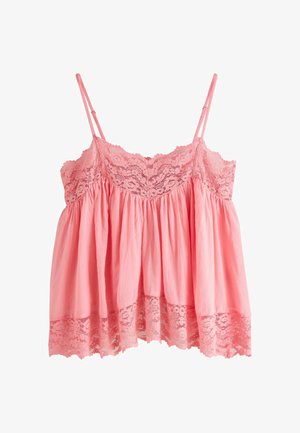 Next, REGULAR FIT - LACE TRIM CAMI TOP . - Topp - pink