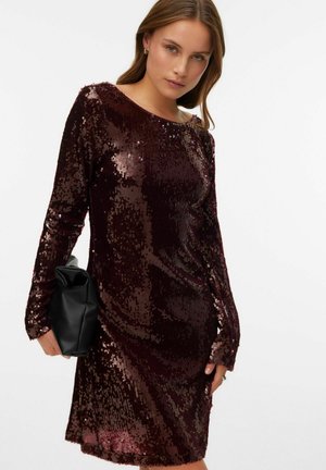 VMALLY KURZES  - Cocktailkjole - mauve wine