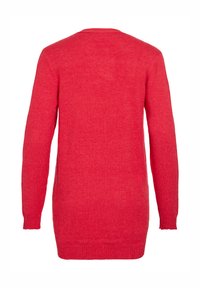 VILA VIRIL OPEN CARDIGAN - Kofta - barbados cherry