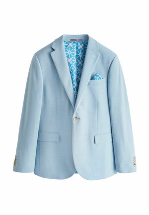 Next SKINNY FIT PIPE TRIMMED - Pikkutakki - light blue