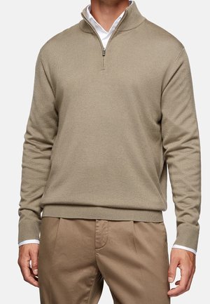 Strickpullover - taupe