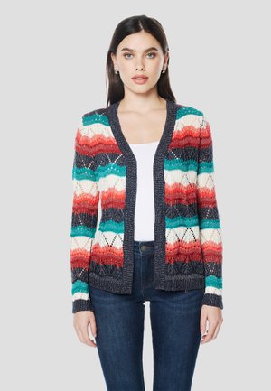 Chaqueta de punto - multicolor   multi-coloured