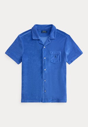 CUSTOM SLIM FIT TERRY CAMP SHIRT - Košeľa - modern royal