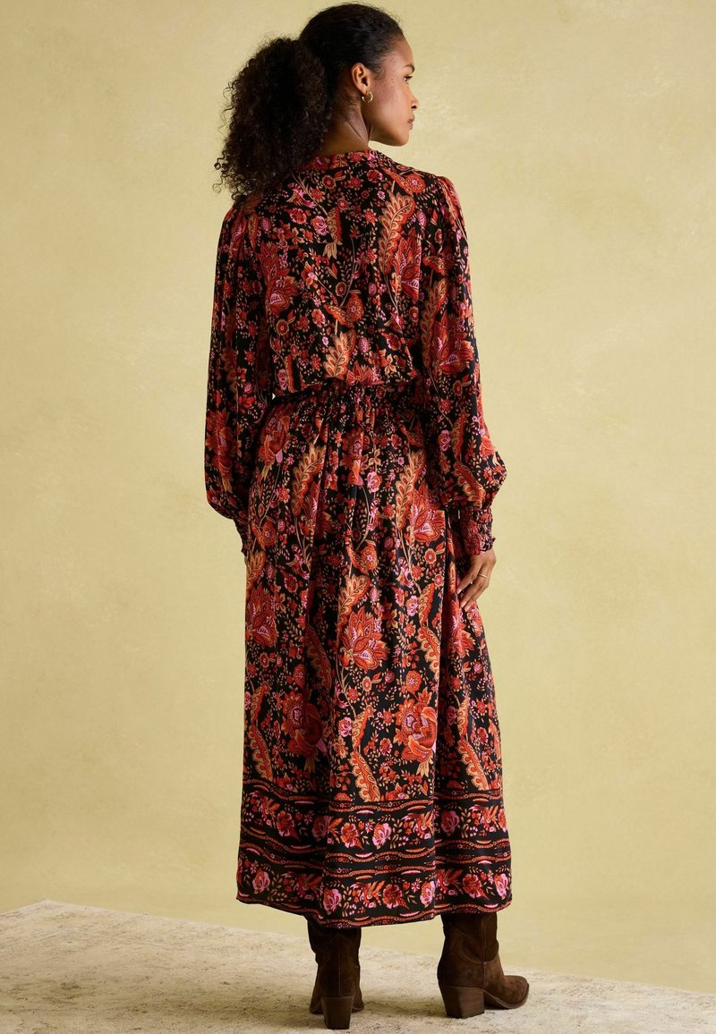 joules red floral dress Dress Casual Midi By Joules In Floral Print, Size:12