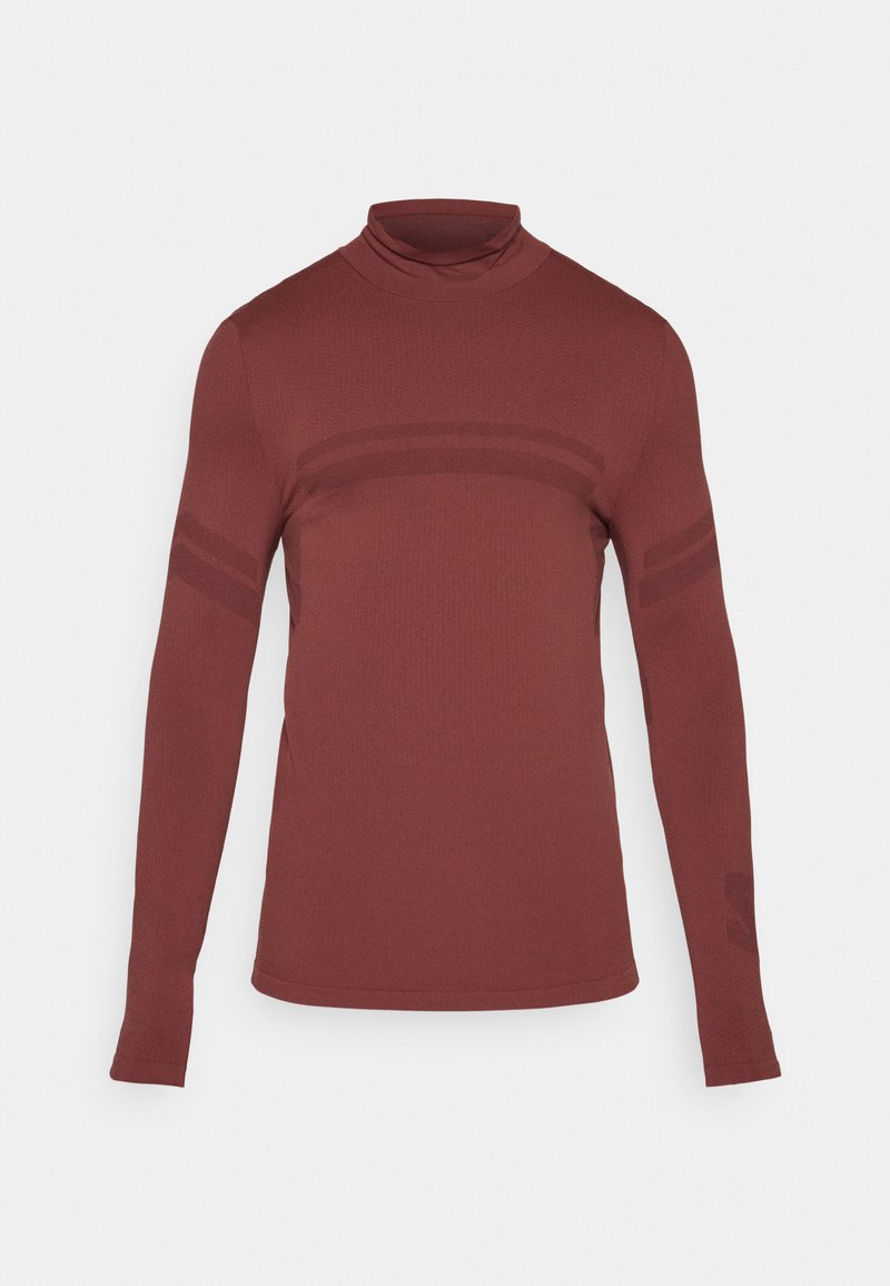 Salomon Longsleeve donkerrood