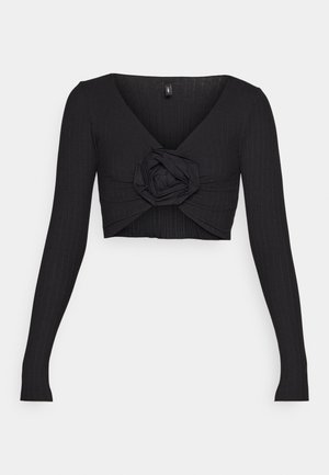 ONLY ONLFIE - Μπλούζα με μακριά μανίκια - black