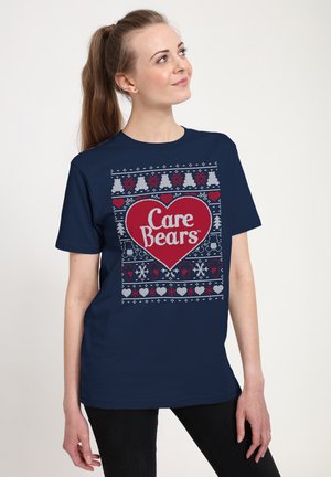 CARE BEARS CHRISTMAS TENDERHEART LOVE HEARTS - Camiseta estampada - navy blue