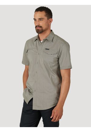 ALL TERRAIN GEAR SS ASYM ZIPPKT SHIRT - Camicia - dusty olive