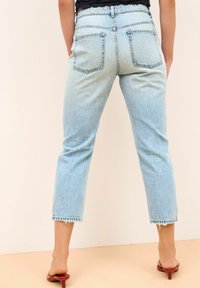 Next CROPPED - Slim fit -farkut - mid blue