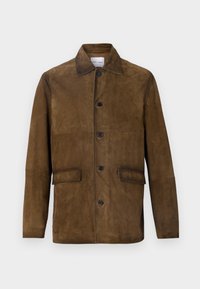 JAMES JACKET - Bőrdzseki - canteen