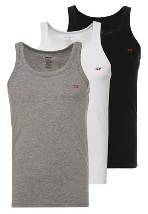 UMTK-JOHNNYTHREEPACK SINGLET 3 PACK - Maglietta intima - grey/black/white