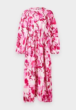 STRUCTURE DOUBLE BUCKLE MIDI DRESS - Dienas kleita - pink