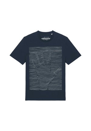 watapparel 3DILLUSION UNISEX - T-shirt imprimé - french navy