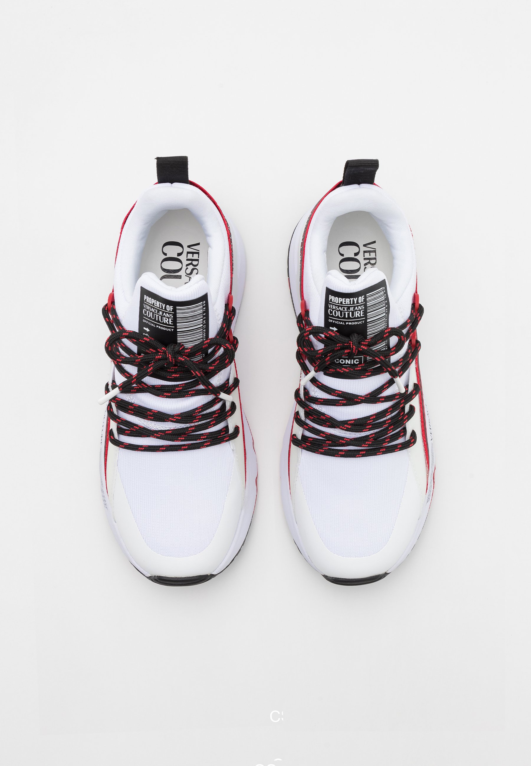 Versace Jeans Couture DYNAMIC - Sneakers - bianco ottico/vit - Zalando.se