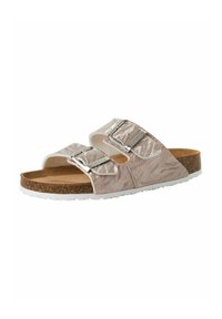 Tamaris Mules - rose gold str