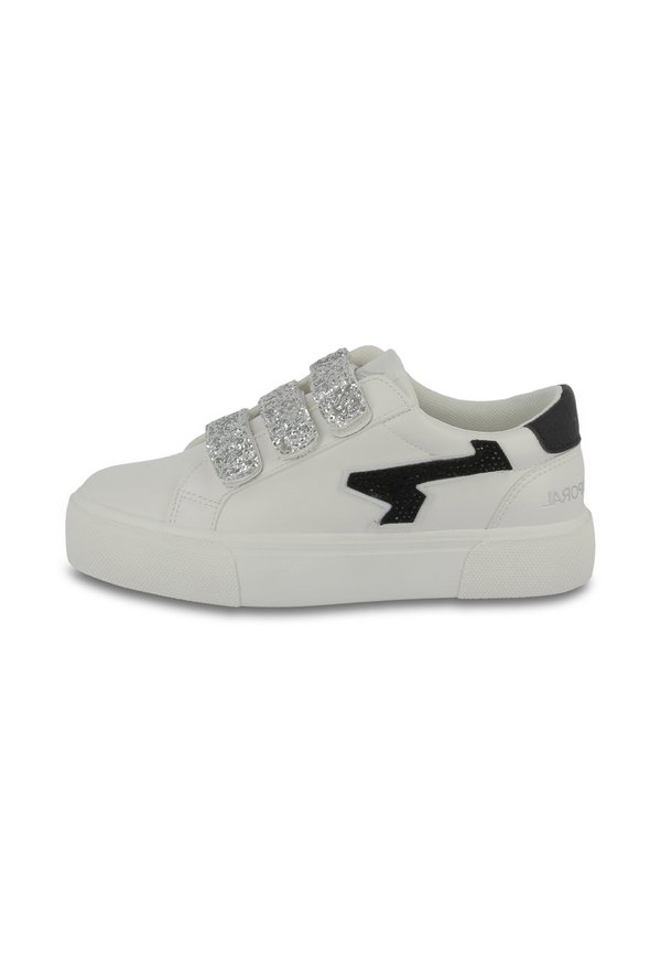 CLOVIA - Sneaker low - blanc noir