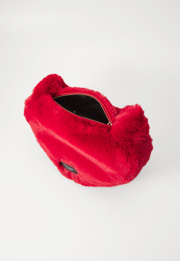 LUVER HEART TOTE - Handbag - cherry rouge2