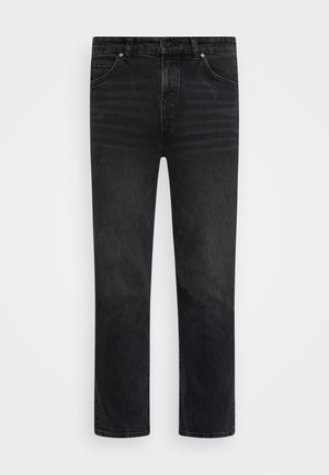 Marc O'Polo TROUSER STRAIGHT FIT CROPPED LENGTH - Jeans Straight Leg - dark grey stone wash