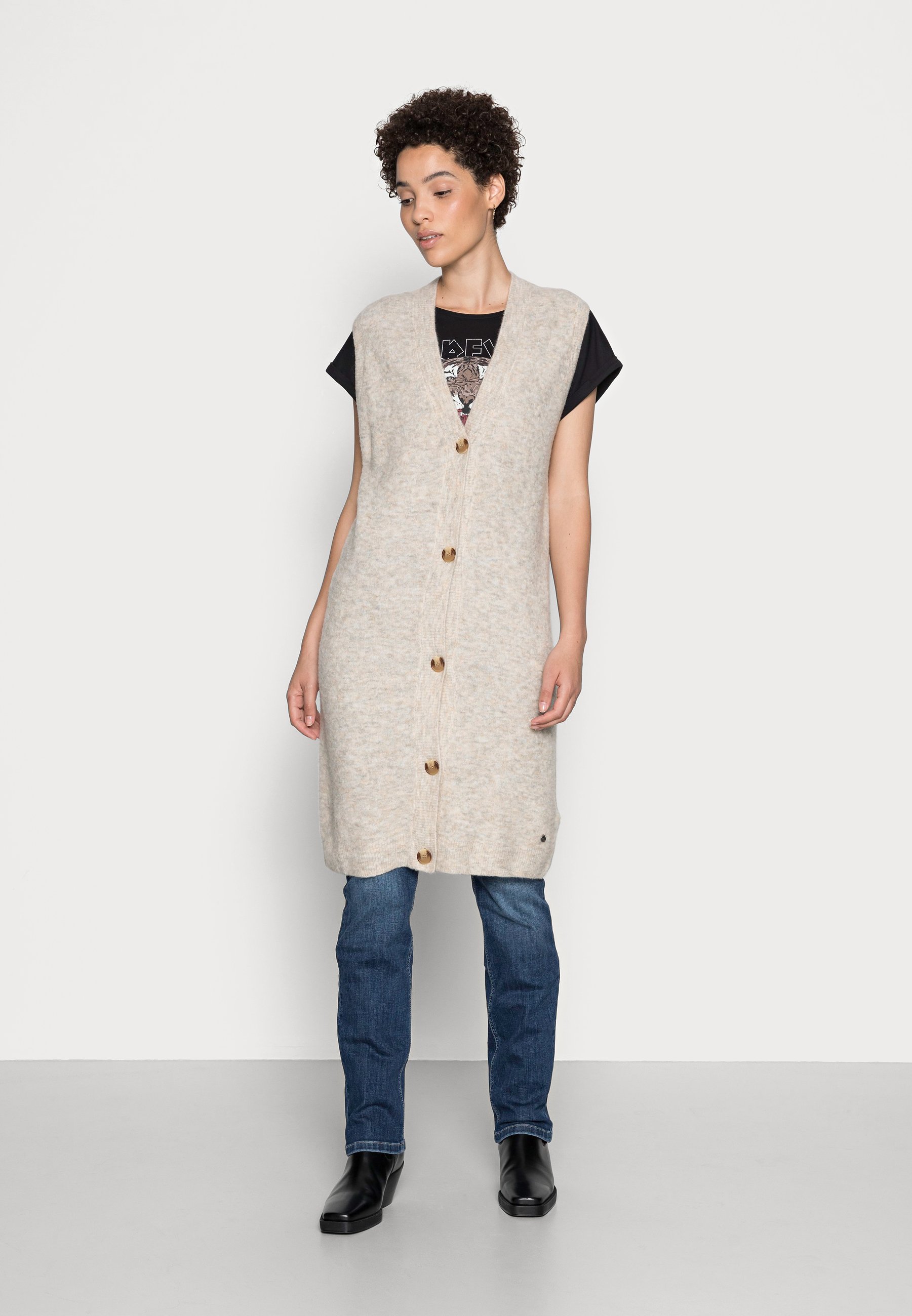 Women MERLE LONG SLIPOVER - Waistcoat Women MERLE LONG SLIPOVER - Waistcoat