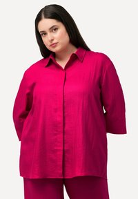 Ulla Popken 3/4 SLEEVE - Camicia - light heather
