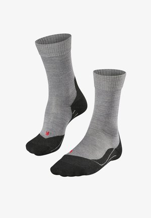 FALKE TK5 TREKKING LIGHT CUSHIONING - Calze sportive - light grey