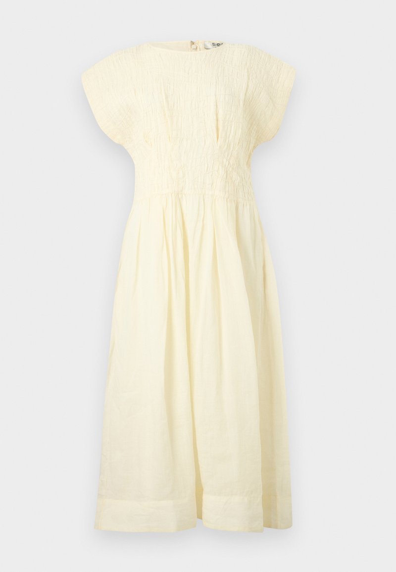 Sea IMOGEN SOLID MIDI DRESS - Robe de jour - cream/écru - ZALANDO.FR